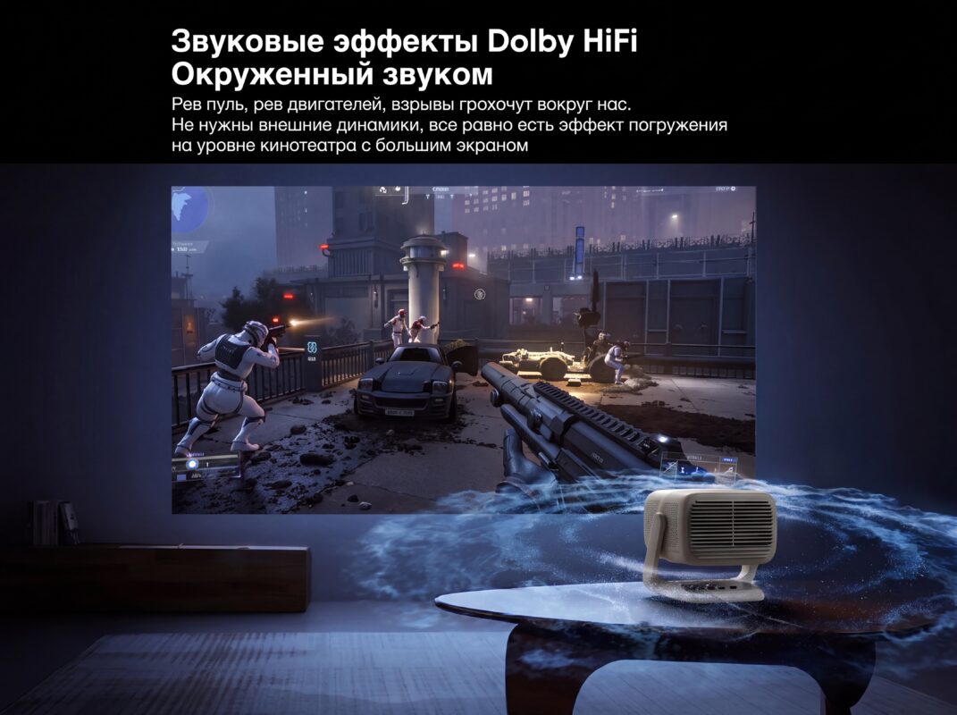 JMGO N5s Pro — разъёмы подключения HDMI и USB