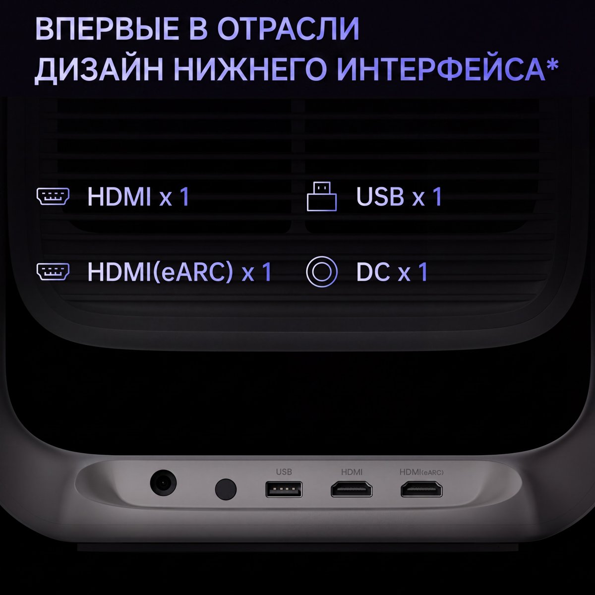 JMGO N3 — два порта HDMI для приставки и консоли