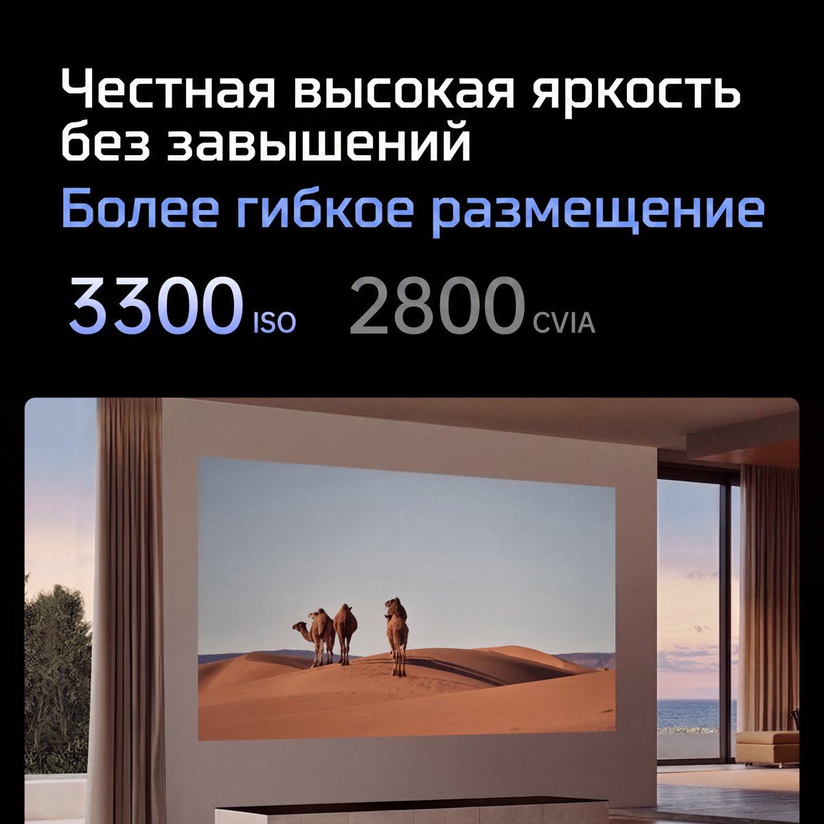 JMGO N5 — яркость вечернего сценария