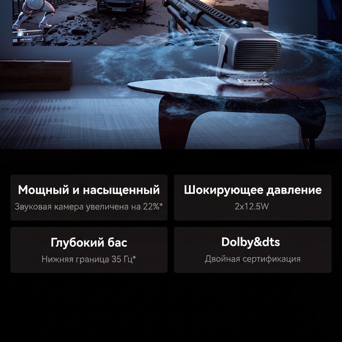 JMGO N5 Pro Max — звук 25 Вт
