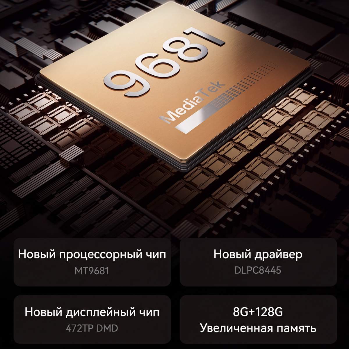 JMGO N5 Ultra Max — память 8 и 128 гигабайт