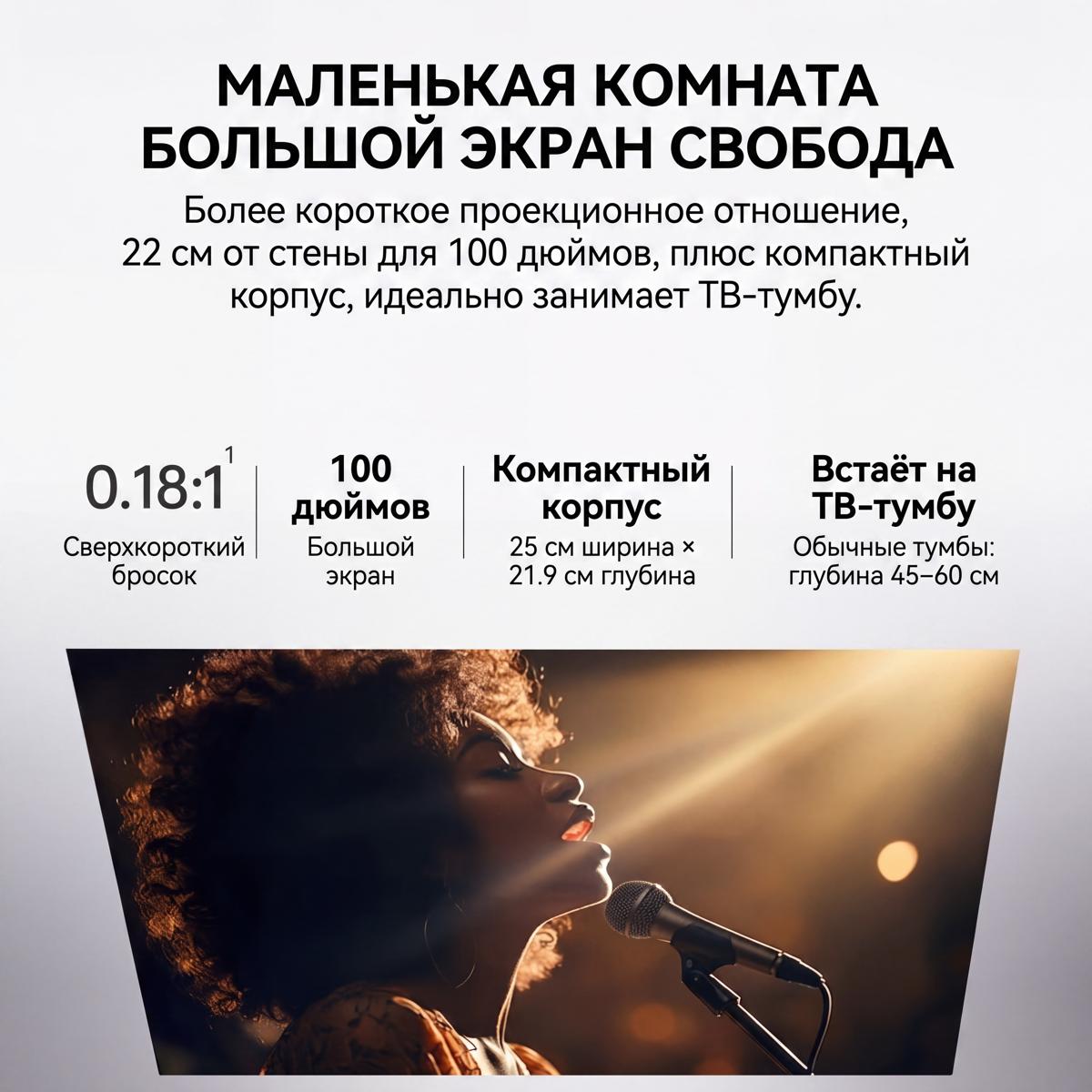 JMGO O2 — ультракороткофокусная установка у стены
